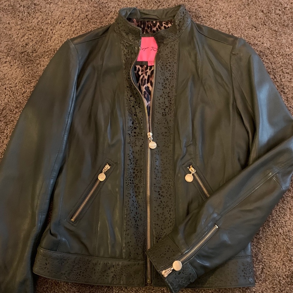 Leather jacket